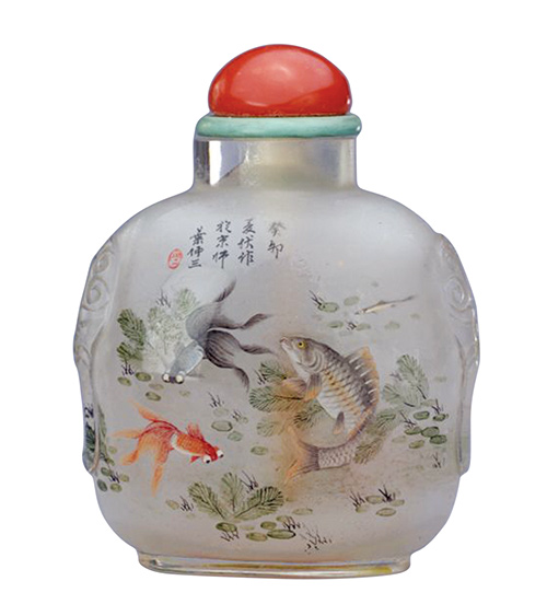 叶仲三内画鼻烟壶- 烟草市场