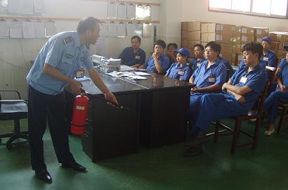 江西中烟赣南卷烟厂材料准备车间举办消防安全